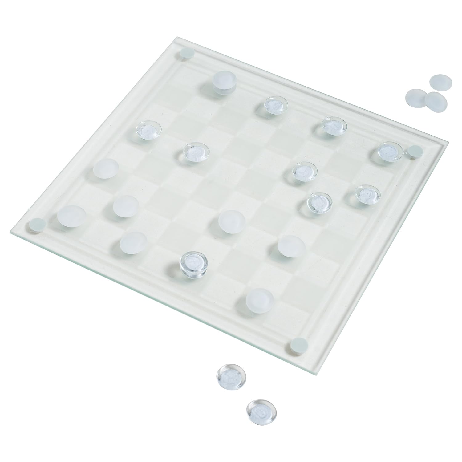 Elegant Glass Chess And Checker Board Set , New, Free Shipping eBay