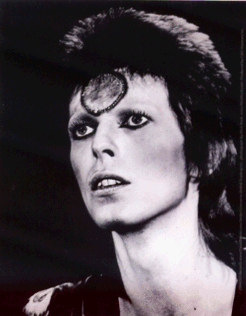 David Bowie - Black amp; White black and white face photo. David Bowie - Black amp; White