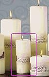 Biedermann & Sons Old World Cathedral 5-Inch Tall Candle Pillar, Ivory