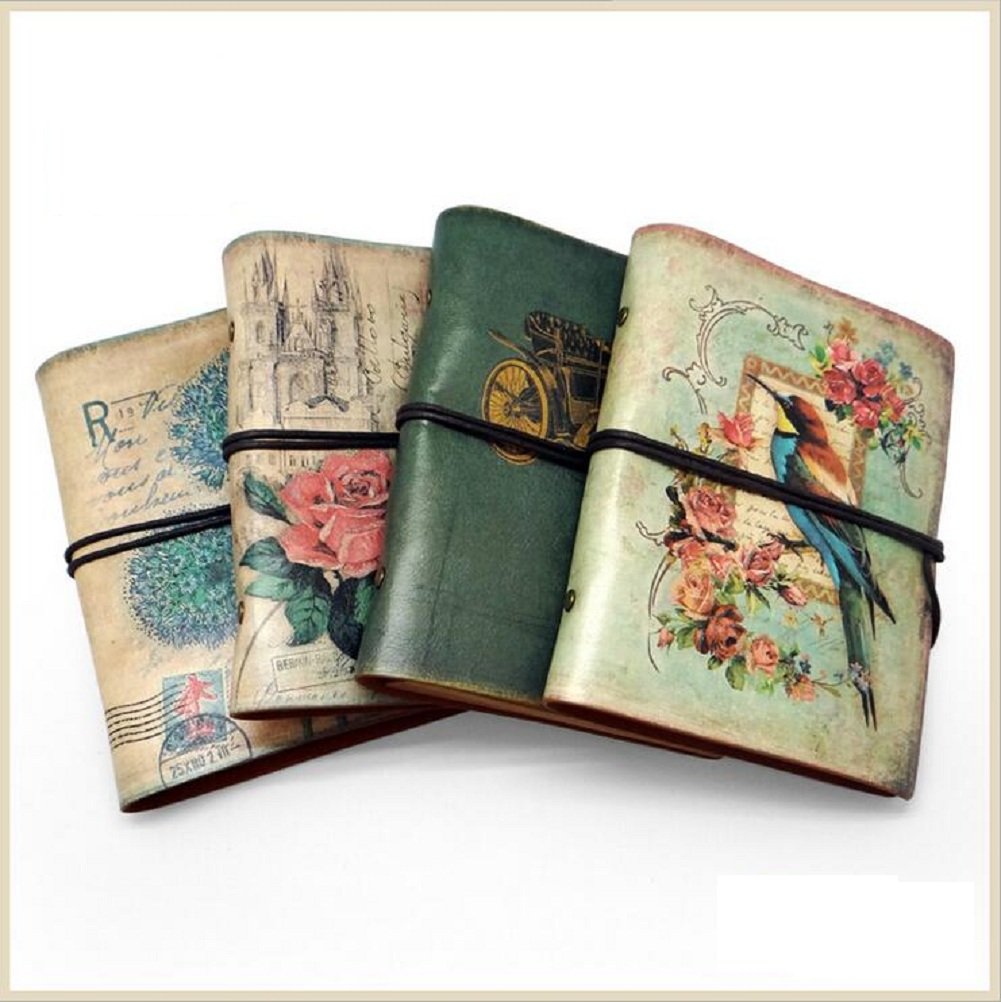 JOLIN Vintage Vellum Paper Journal Refillable NotebookCreative Gift