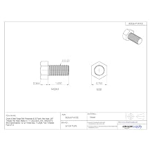 Grade 8 Steel Flange Bolt, Phosphate & Oil Finish, Hex Head, UNF Threads, Hex Head, Meets IFI-111 (2002)/SAE J429 (1999)/ASTM B633 Specifications, 1/2"-20 Thread Size, 1" Length, Fully Threaded, Pack Of 10