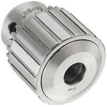 Llambrich CY Plain Bearing Heavy Duty Threaded Mount K34 Keyed Drill Chuck, 1/2"-20 Mount, 1-49/64" Chuck Diameter, 1/64"-3/8" Capacity