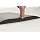 Tough Guy Polyurethane Anti-Fatigue and Anti-Slip Interlocking Mat, Right Section, Black