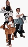 Making Believe 48028-48027-48026 Plush Ride-on Camel, Donkey and Cow