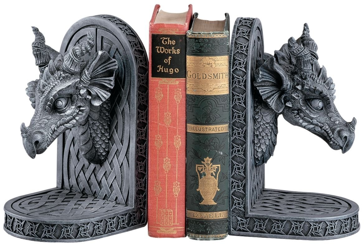 20 Dragon Bookends for Mystical Decoration