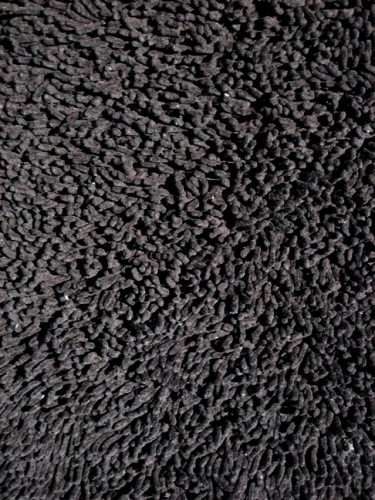 Cotton Chenille Shag Rug 39 x 58 Rug - Black