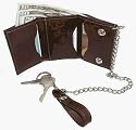 Trucker Chain Wallet Trifold by CTM