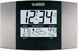La Crosse WS-8157CH-IT Cherry Digital Wall Clock w/ Temp, Time & Forecast