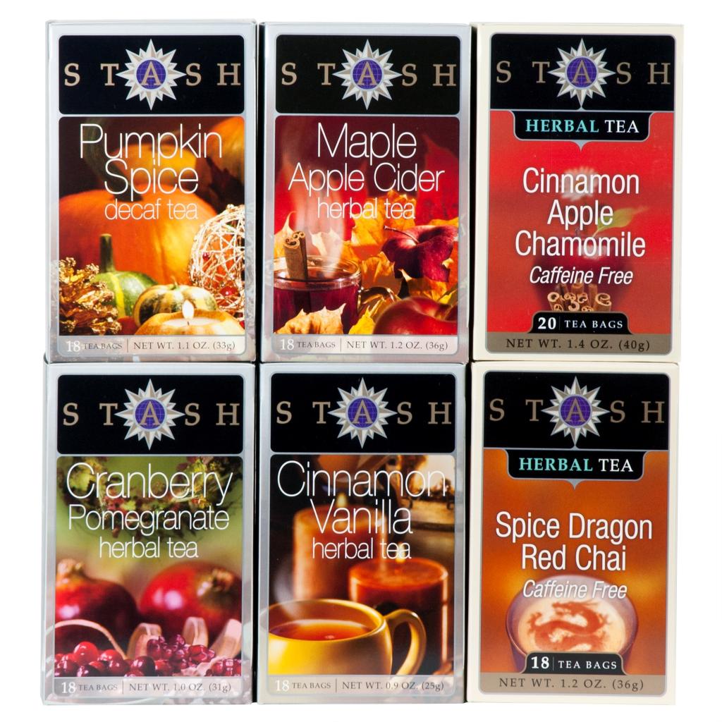 Stash Tea Autumn Teas Trio Gift Set Gourmet Tea Gifts