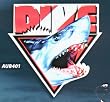 5 Shark Head Die-Cut Window Decal