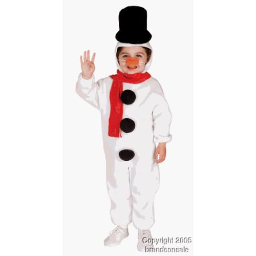 Child's Toddler Snowman Christmas Costume (2-4T)