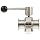 Dixon B5101S150CC-A Stainless Steel 316L Butterfly Valve with Pull Handle and Silicone Seal, 1-1/2" Tube OD