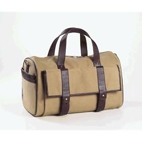 Buy Clava 55-1514 - Canvas And Leather Pocket Duffel by Clava