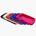Six Silicone Skins Cases Covers for RIM BlackBerry Bold 9700 - Black, Purple, White, Orange, Blue, Hot Pink thumb