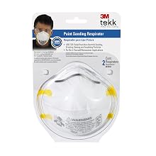 3M 8654ES N95 Woodworking Sanding and Fiberglass Respirator, 2-Pack