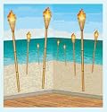 Insta-Theme Tiki Torch Scenes