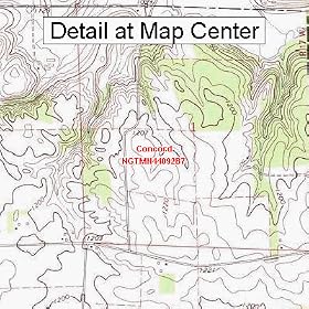 Buy USGS Topographic Quadrangle Map - Concord, Minnesota (Folded Waterproof)