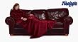 Slanket Blanket with Sleeves - Slanket Blanket Ruby Wine - SLK-SF-009-ABSLK-SF-007-RW