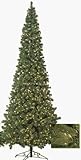 IMAGE OF Artificial Growth C-84821 - 9 Foot Virginia Pine Slim Tree - Clear Lights