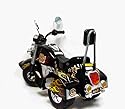Harley Style Battery-Operated Motorcycle - Black