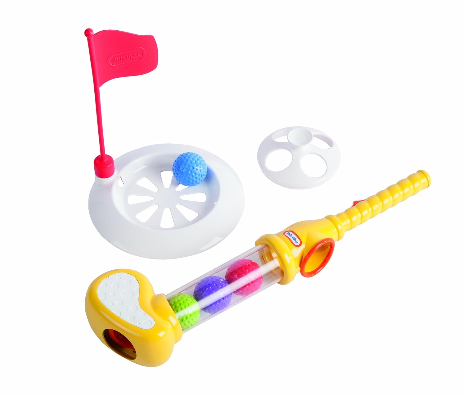 Golf Toy Set Clear Club Colorful Balls Kids Nursery Toddler Games