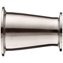 Parker Sanitary Tube Fitting, Stainless Steel 304, Concentric Reducer, 2" Tube OD x 1-1/2" Tube OD