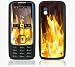 Furious Fire Design Skin Decal Sticker for the Samsung Rant M540 Cell Phone