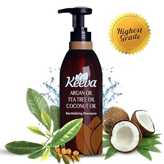 Keeva 3 in 1 Tea Tree Oil Shampoo for men and women
