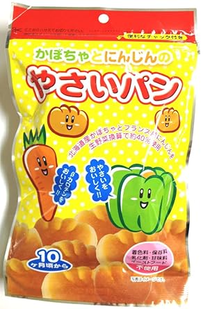 【クリックで詳細表示】【取得NG】カネ増 かぼちゃとにんじんのやさいパン 45g×10袋： 食品・飲料・お酒 通販