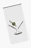 Dolan Bullock Martini Collection Sterling Silver, 14kt Gold & Jade Money Clip