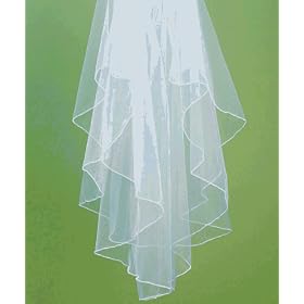 Continuous Pearl Edge Veil