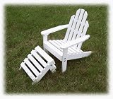Kiddie Adirondack Chair - Satin White, by Prairie Leisure
