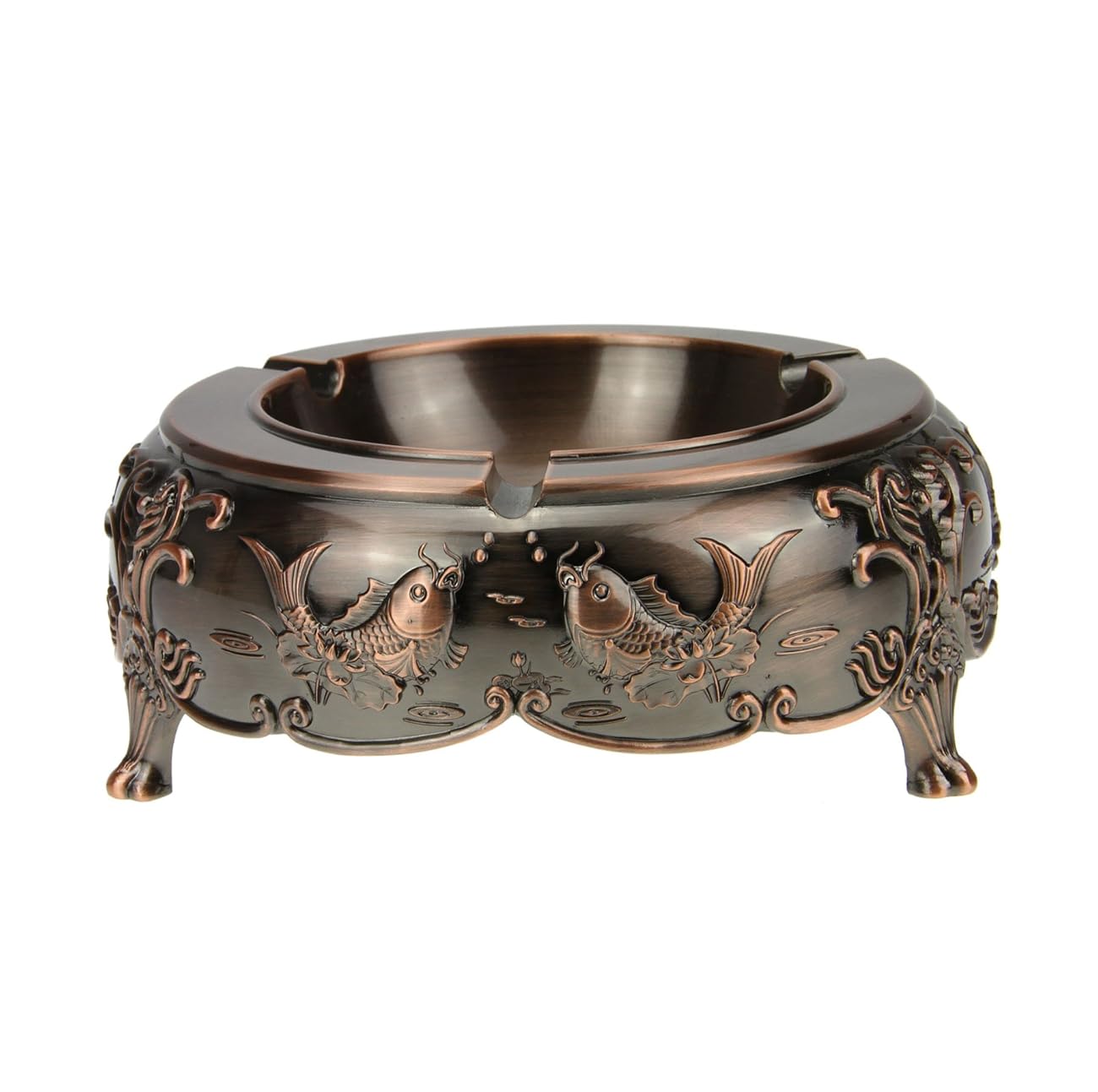 Liying Cigarette Ashtrays for Indoors and Outdoors Vintage Look, Round