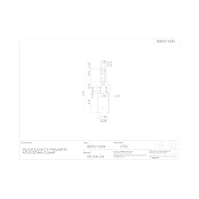 DE-STA-CO 817-S Pneumatic Hold Down Clamp