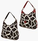 SERENA - Giraffe Print Extra Large Tote - Hobo Handbag by Eliebags