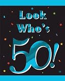 Birthday Milestones Invitation Fld Heat Stamp, 50Th (6pks Case)