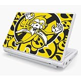 Monkey Banana Design Skin Cover Decal Sticker for Asus Eee PC 1005HA / PC 1008HA Netbook Laptop