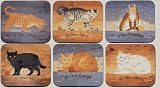 Stray Cats by Jason - Set of 6 Coasters