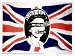Sex Pistols - God Save The Queen Logo with British Flag - Sticker / Decal