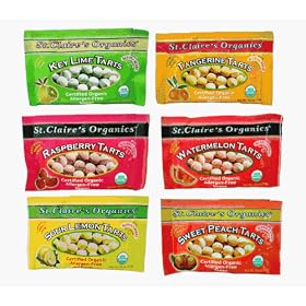 Assorted Vegan Organic Candy Tarts (6) 0.56 oz. pouches