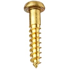 Brass Wood Screw, Round Head, Phillips Drive