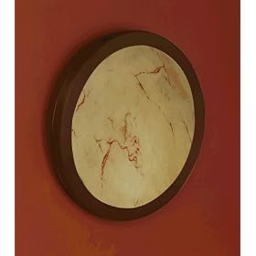 Eglo 87856A Timor, Antique Brown beige Marble, 1-Light Wall Ceiling Light Fixture by Eglo