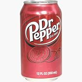 ドクターペッパー　（レッド缶） 6缶入り Dr. Pepper in a can (6/pkg - Red Can)