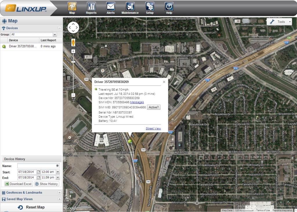 Amazon.com: Linxup LPVAS1 OBD Real-Time GPS Vehicle Tracking ...