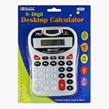 DD Discounts 346206 Bazic 8-Digit Silver Desktop Calculator With Tone- Case of 48