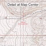 USGS Topographic Quadrangle Map - Ballarat, California (Folded/Waterproof)