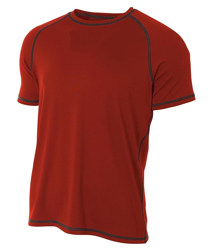 A4 Adult Raglan Contrast Tee N3275 | Amazon.com