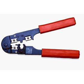 Steel Crimping Tool for RJ45 8 Conductor Plugs by Roger's Systems Specialist
