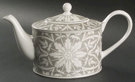 222 Fifth 24679 Vertoni Silver Teapot- Set of 4 222 Fifth 24679 Vertoni Silver Teapot- Set of 4