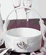 Weddingstar 7223 Classic Double Heart Flower Girl Basket- White